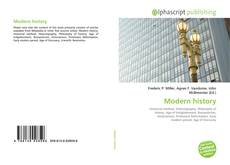 Modern history的封面