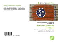History of Randolph, Tennessee的封面