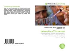 Bookcover of University of Tennessee