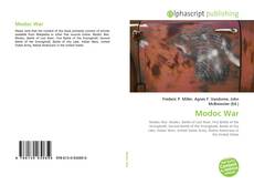 Portada del libro de Modoc War