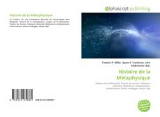 Histoire de la Métaphysique的封面