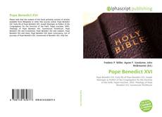 Bookcover of Pope Benedict XVI