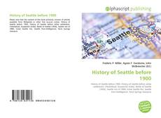 Borítókép a  History of Seattle before 1900 - hoz