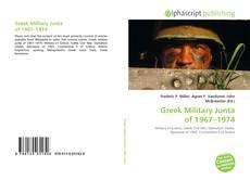 Bookcover of Greek Military Junta of 1967–1974