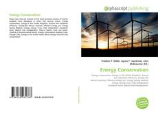 Bookcover of Energy Conservation