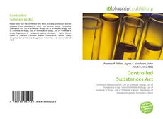 Borítókép a  Controlled Substances Act - hoz