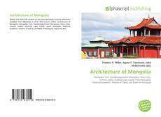 Borítókép a  Architecture of Mongolia - hoz