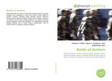 Bookcover of Battle of Arnhem