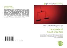 Bookcover of International Court Of Justice