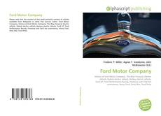 Bookcover of Ford Motor Company