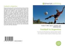 Обложка Football in Argentina