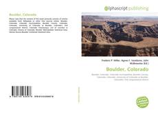 Capa do livro de Boulder, Colorado 
