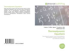Bookcover of Thermodynamic Equations