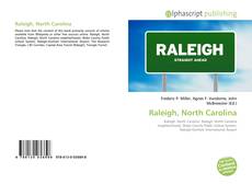 Bookcover of Raleigh, North Carolina