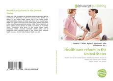 Capa do livro de Health care reform in the United States 