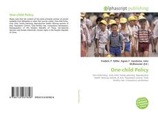 Обложка One-child Policy