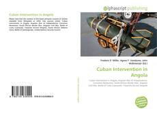Capa do livro de Cuban Intervention in Angola 