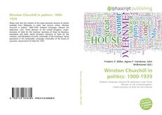 Capa do livro de Winston Churchill in politics: 1900-1939 