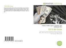Capa do livro de 1973 Oil Crisis 