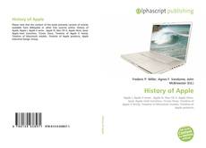 Bookcover of History of Apple