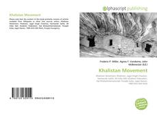 Bookcover of Khalistan Movement