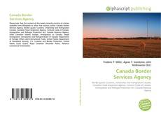 Bookcover of Canada Border Services Agency