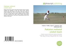 Buchcover von Pakistan national cricket team