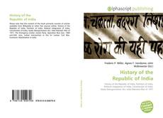 Buchcover von History of the Republic of India