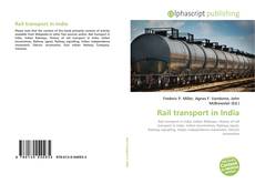 Buchcover von Rail transport in India