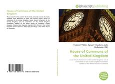 Buchcover von House of Commons of the United Kingdom