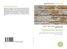 Copertina di Battle of the Somme