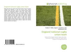 Copertina di England national rugby union team