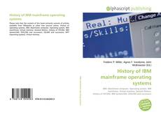 Copertina di History of IBM mainframe operating systems