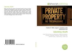 Borítókép a  Identity theft - hoz