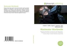 Blackwater Worldwide kitap kapağı