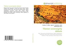 Bookcover of Tibetan sovereignty debate