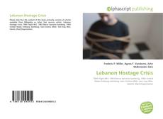 Bookcover of Lebanon Hostage Crisis