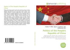 Bookcover of Politics of the People's Republic of China