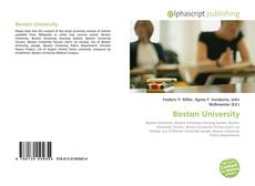 Bookcover of Boston University