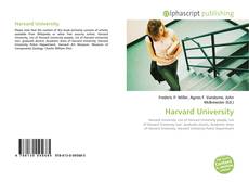 Bookcover of Harvard University