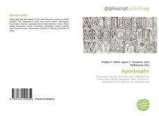 Bookcover of Apostrophe
