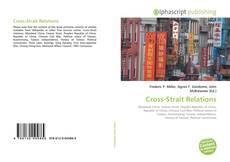 Capa do livro de Cross-Strait Relations 