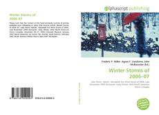 Bookcover of Winter Storms of 2006–07