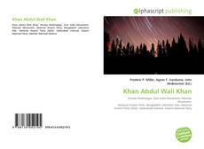 Bookcover of Khan Abdul Wali Khan