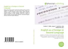 Обложка English as a Foreign or Second Language