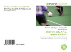 Bradford City A.F.C. season 2007–08 kitap kapağı