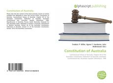 Borítókép a  Constitution of Australia - hoz