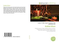 Borítókép a  Kublai Khan - hoz