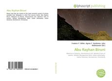 Bookcover of Abu Rayhan Biruni