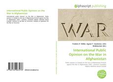 Portada del libro de International Public Opinion on the War in Afghanistan